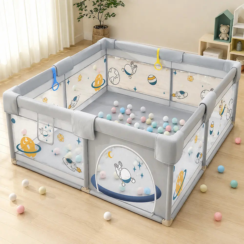 Parc bébé XXL 150×180 cm - Grand espace | LéaSpace