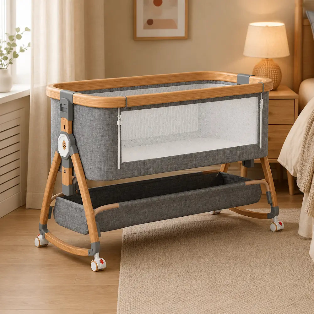 Lit cododo réglable finition bois - Proche de bébé | Lévia
