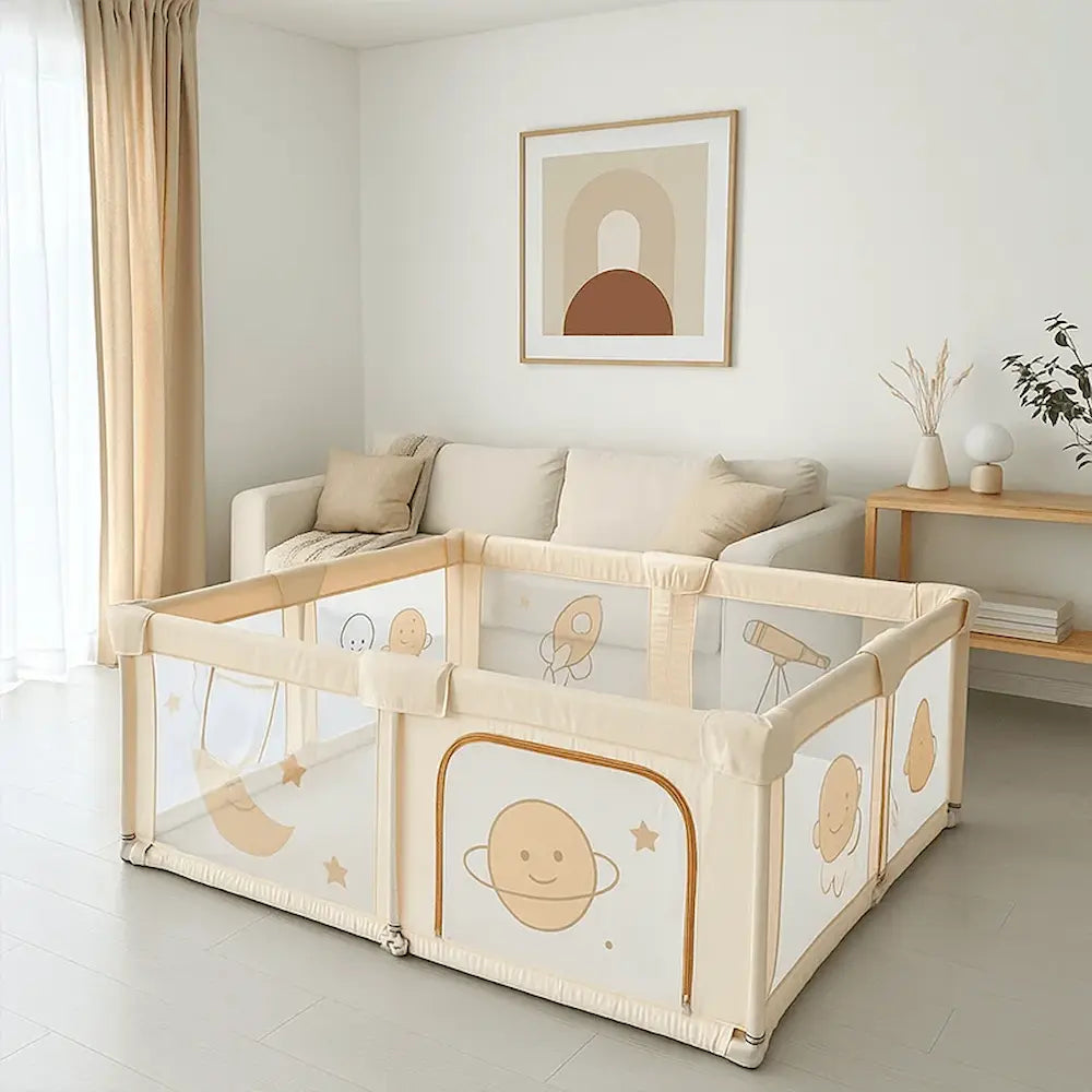 Parc bébé pliable 150×180 cm - Grand espace | Léavio