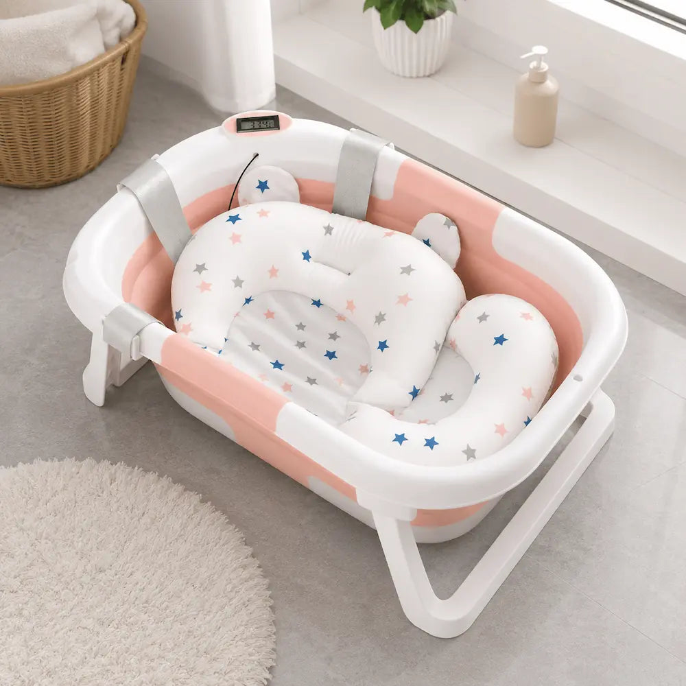 Baignoire bébé pliable - Gain de place | PliaBain