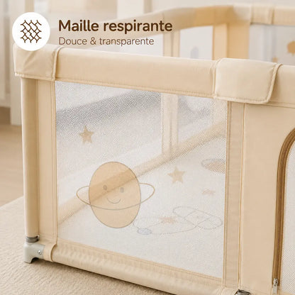 Parc bébé pliable 150×180 cm - Grand espace | Léavio