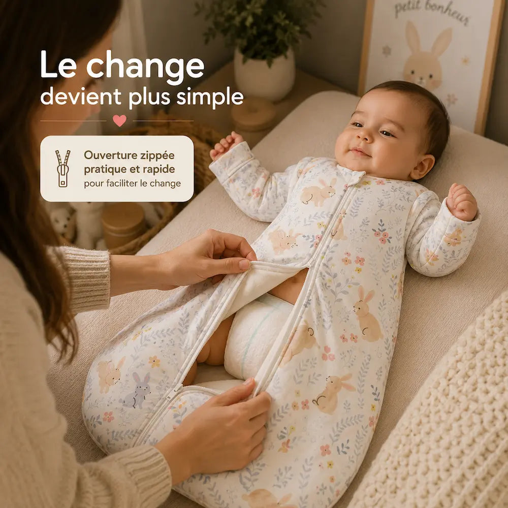 Gigoteuse Bébé TOG 2 Lapin - Douceur | DouxRêve