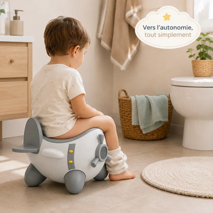 Pot de toilette bébé p’tit avion – Autonomie | Avylo