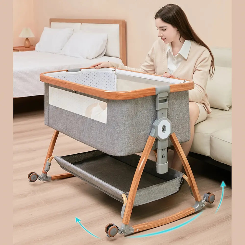 Lit cododo réglable finition bois - Proche de bébé | Lévia