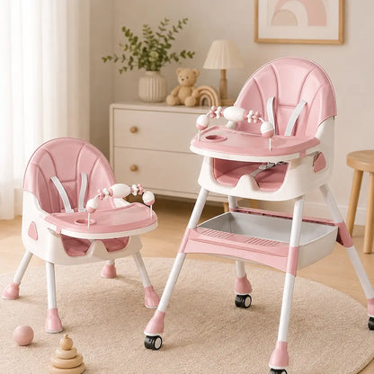 Chaise haute bébé 3 en 1 - Évolutive | Élyna