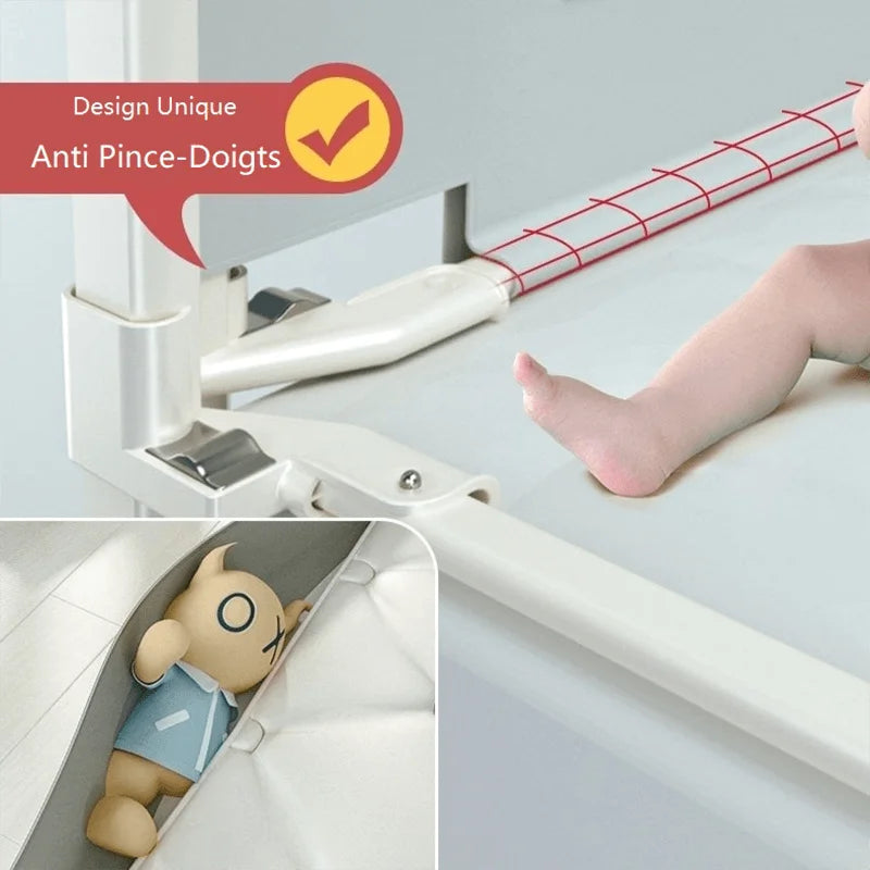 Barrière de lit pour bébé système solaire - Réglable | LéaSafe