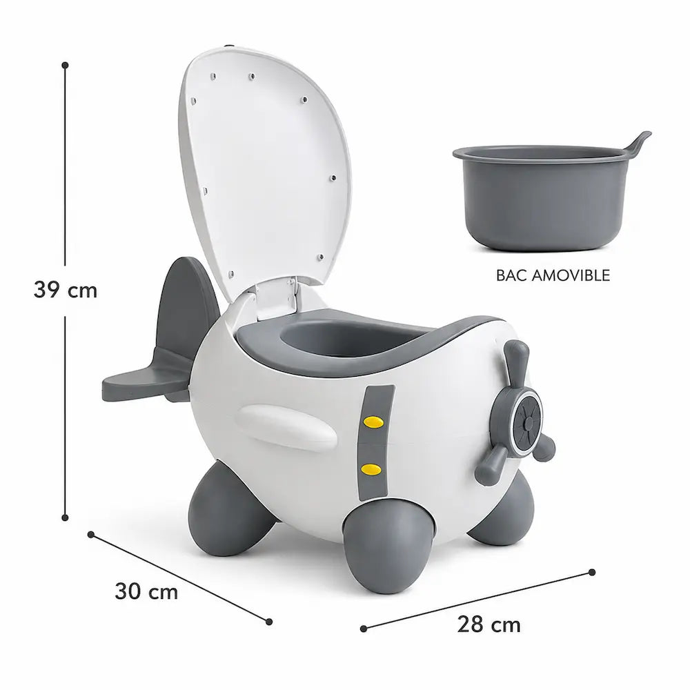 Pot de toilette bébé p’tit avion – Autonomie | Avylo