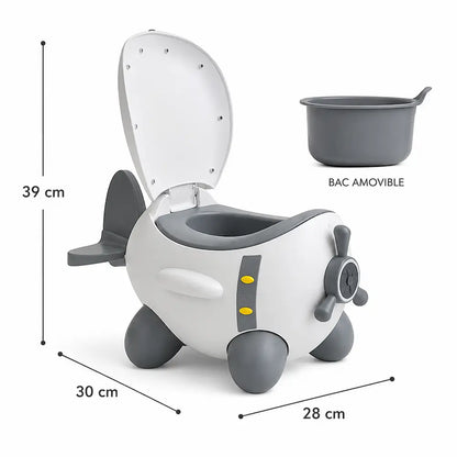 Pot de toilette bébé p’tit avion – Autonomie | Avylo